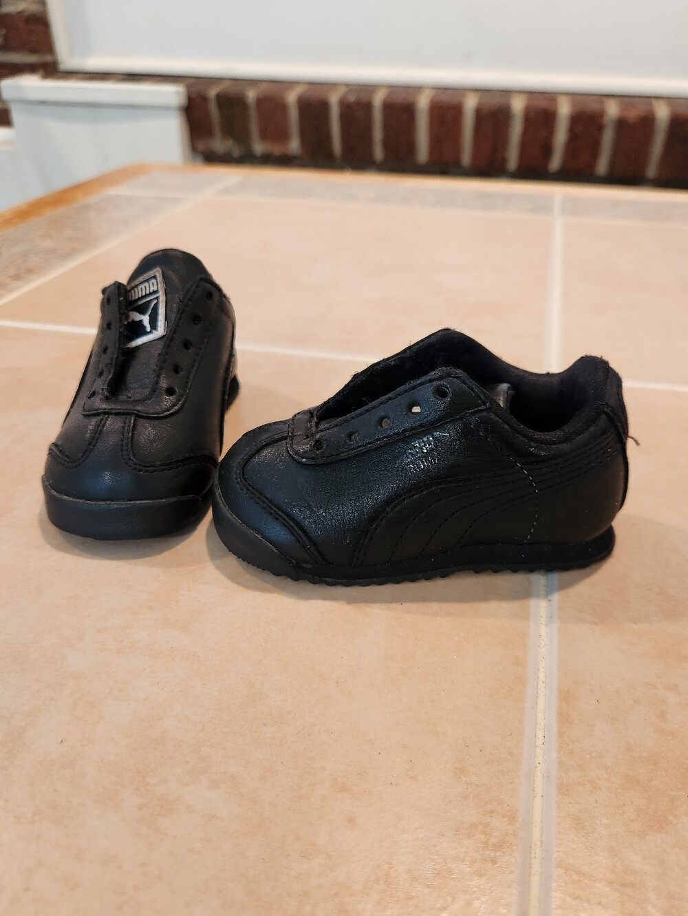 Size 4 Puma Baby Black Sneakers